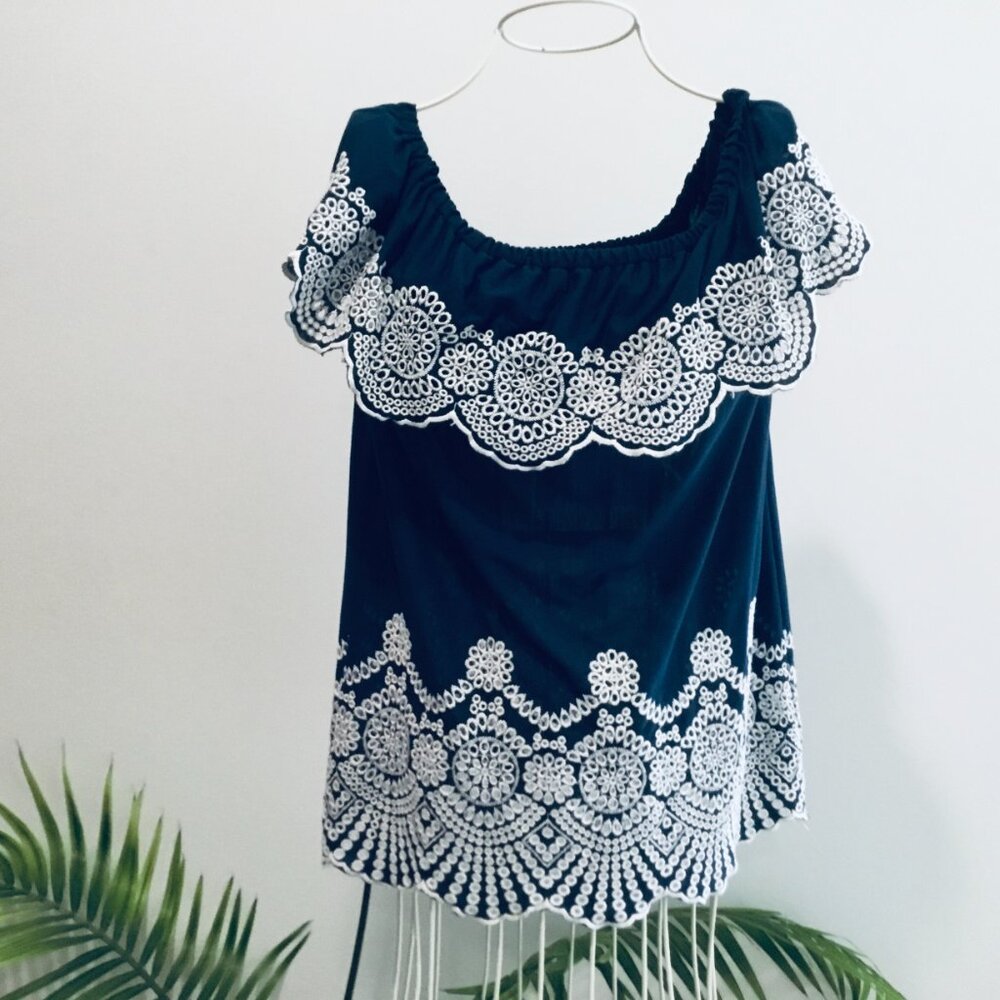 Fever Embroidered Top - Medium